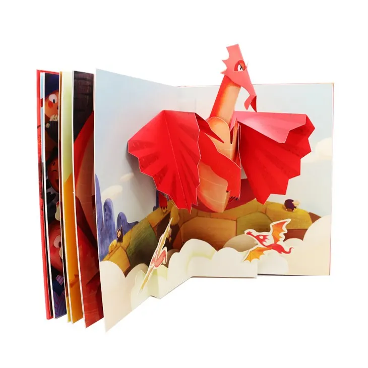 3D Pop Up Fire Dragon Story Sound Book