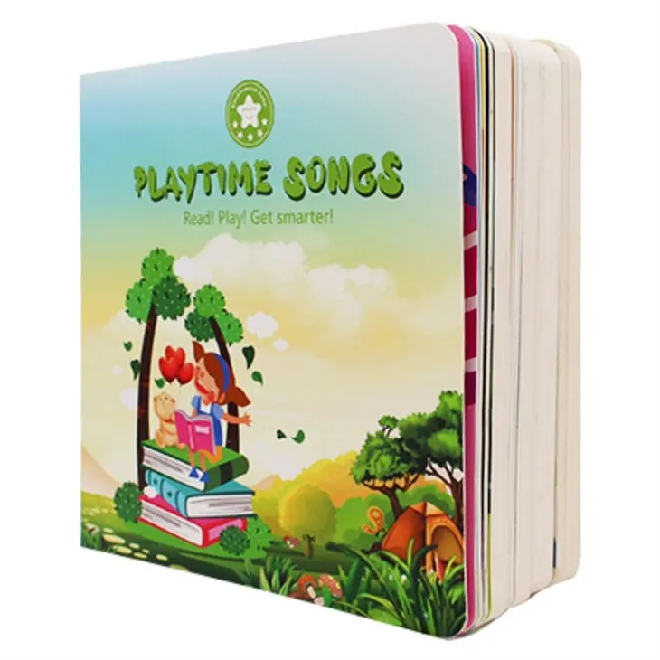 Interactive Children's Sound Book With Push Buttons