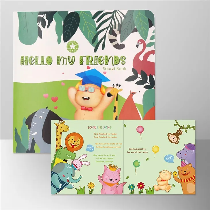 Customized Nursery Rhyme Vocal Book For 2-6 Kids