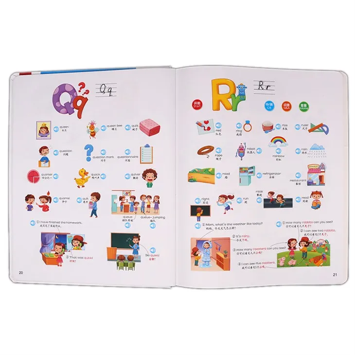 Eco-friendly Printing Music Sound Book Good Learning Helper For Children