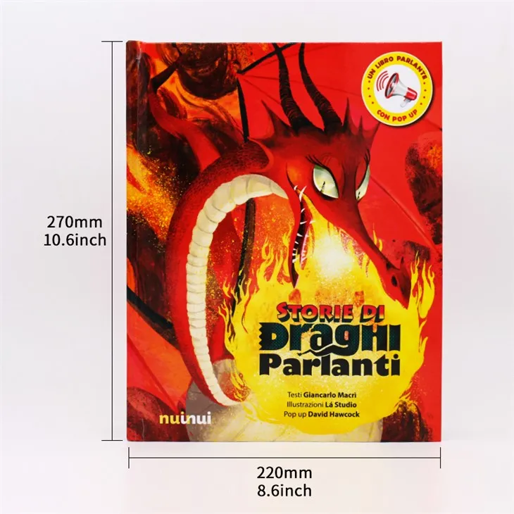 HD Quality Glossy Digital Printing Sound Book Custom Is Available