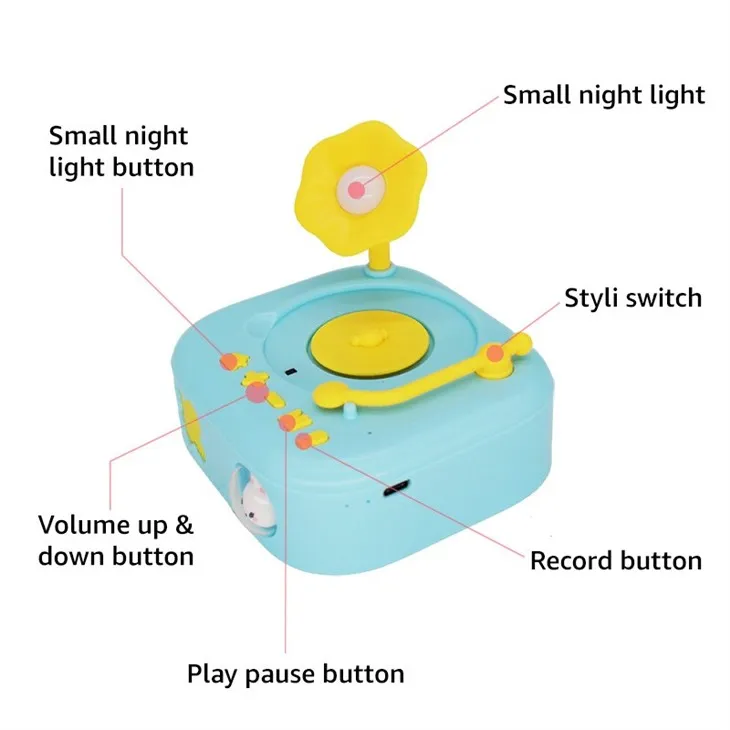 Kids Phonograph Toy Mattel Record Player Record Player For Kids Room Rock Record Player Toddler Record Player